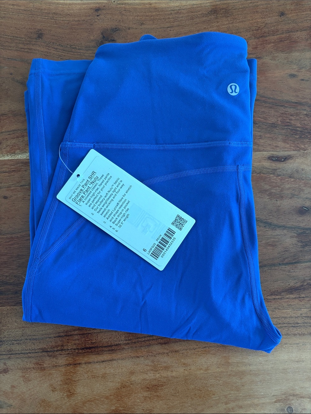Lululemon Royal Blue High-Rise Groove Pants - Nulu